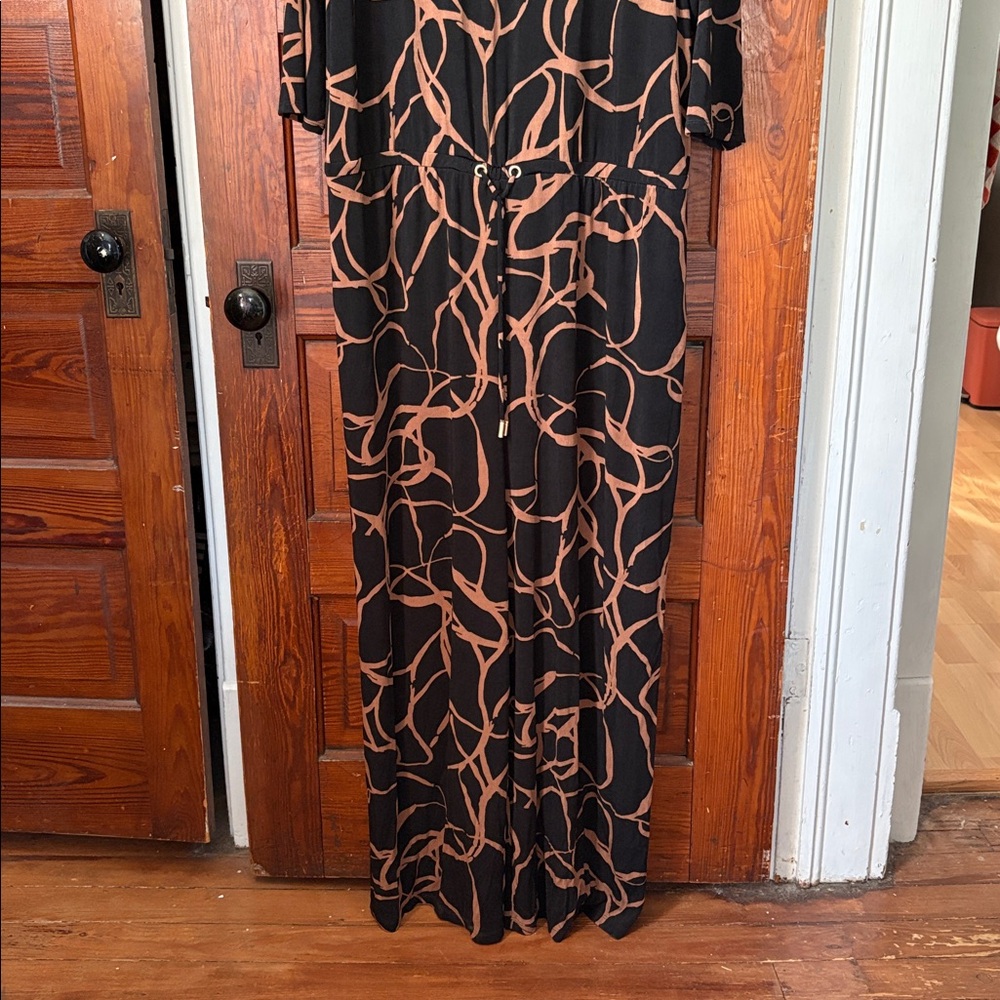 Chicos Jumpsuit NWT Size 4 Travelers 3/4 Sleeve - Picture 2 of 9